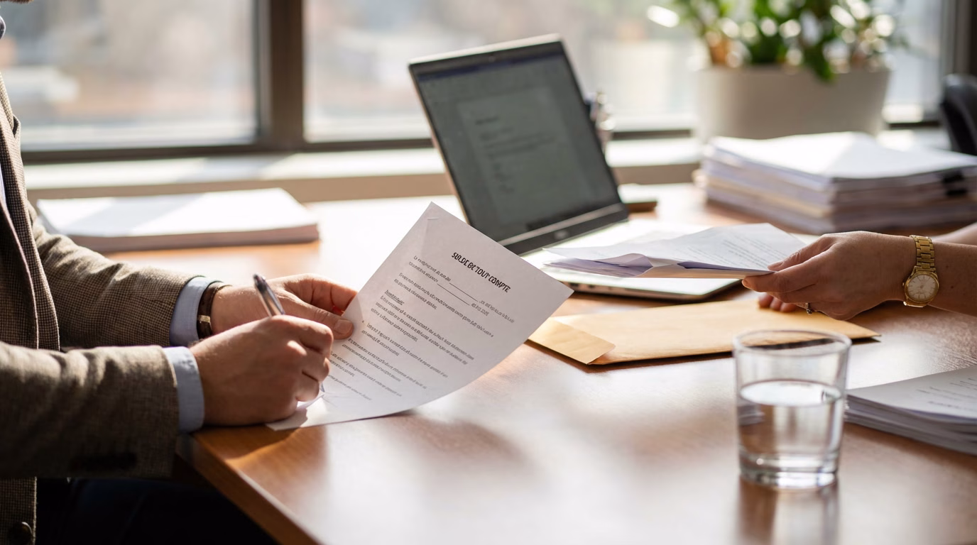 Solde de tout compte : quel est le délai légal et quelles sont les conséquences ?