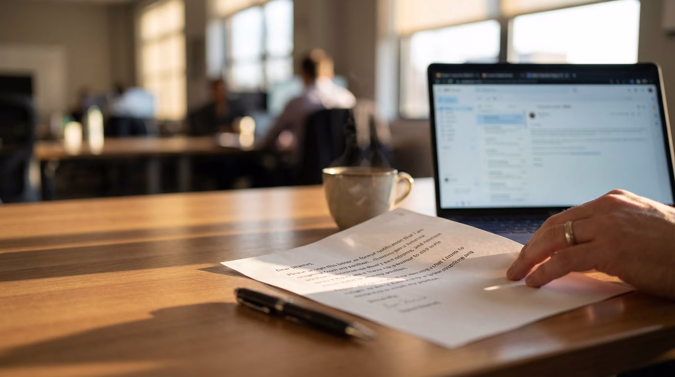 Démission sans préavis en 2026 : les règles, les cas et les conséquences