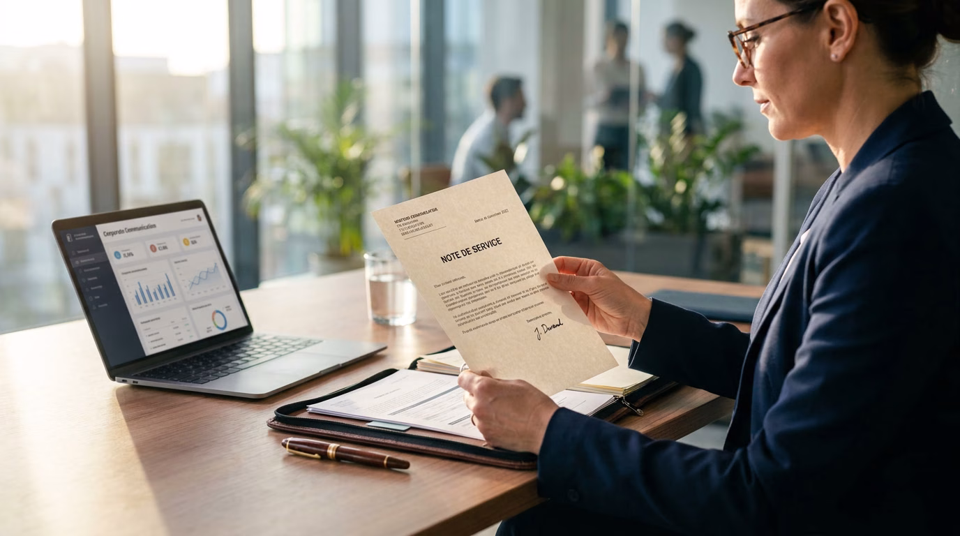 Note de service : guide complet pour une rédaction et diffusion efficaces